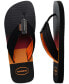 Фото #4 товара Men's Urban Print Flip Flop Sandals