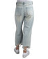 Фото #2 товара Juniors' Button-Fly Wide Leg Jeans
