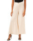 ფოტო #1 პროდუქტის Women's Elastic-Back Wide-Leg Trousers