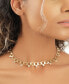 ფოტო #4 პროდუქტის Women's Cuban Chain with Triangle Station Cubic Zirconia Choker Necklace