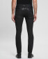 Men's Miami Black Coated Skinny Jeans