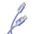 Фото #2 товара Kabel przewód do szybkiego ładowania i transferu danych USB-C USB-C 100W 2m fioletowy