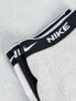 Nike 3 pack cotton stretch trunks in black/grey/white