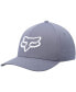 ფოტო #2 პროდუქტის Men's Racing Gray Lithotype Flex Hat