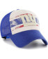 Men's Cream Distressed New York Giants Breakout MVP Trucker Adjustable Hat