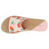 Фото #7 товара TOMS Carly Strawberry Slide Womens White Casual Sandals 10018240T