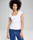 Women's Scoop-Neck Cap-Sleeve Top, Created for Macy's