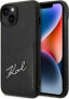 Фото #1 товара Karl Lagerfeld Etui Karl Lagerfeld KLHCP14MCSSK Apple iPhone 14 Plus hardcase czarny/black Signature Logo Cardslot