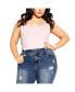Фото #2 товара Plus Size Patched Apple Skinny Jean