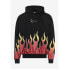 Фото #5 товара Karl Kani Small Signature Flame Os Hoodie M 6021649