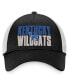 Men's Black, White Kentucky Wildcats Stockpile Trucker Snapback Hat