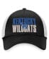 Фото #4 товара Men's Black, White Kentucky Wildcats Stockpile Trucker Snapback Hat