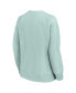 Фото #2 товара Women's Green Formula 1 Merchandise Mono Crest Fleece Pullover Sweatshirt