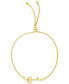 Фото #1 товара Key Bolo Bracelet in 10k Gold