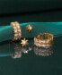 Diamond Flower Stud Earrings (1/10 ct. t.w.) in Gold Vermeil, Created for Macy's