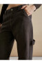 Фото #5 товара Gabardin Kumaş Düz Paça Kot Pantolon Yan Cepli Pamuklu - Eve Jeans