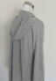 Фото #5 товара Style & Co Women's V Neck Hoodie Ribbed panels Long Sleeve Sweater Gray S