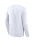 Фото #2 товара Men's White Chicago White Sox Pressbox Long Sleeve T-shirt