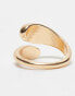 Kaiia chunky wrap ring in gold