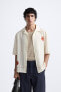 LINEN - COTTON EMBROIDERED SHIRT