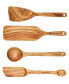 Tools and Gadgets Wooden Kitchen Utensils, Set of 4