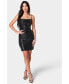 ფოტო #1 პროდუქტის Women's Disco Dot Mini Slip Dress