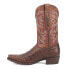 Dingo Gator Alligator Print Snip Toe Cowboy Mens Brown Casual Boots DI128-200