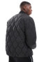 Фото #2 товара Jack & Jones quilted bomber jacket in black