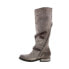 Фото #5 товара A.S.98 Trigg 516323-203 Womens Gray Leather Hook & Loop Knee High Boots 7