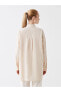 Фото #4 товара LCW Modest Nakışlı Uzun Kollu Oversize Kadın Gömlek Tunik