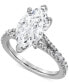 ფოტო #1 პროდუქტის Certified Lab Grown Marquise Diamond Split Shank Engagement Ring (3-1/3 ct. t.w.) in 14k Gold