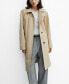 Фото #1 товара Women's Belted Cotton Trench Coat
