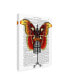 Фото #2 товара Fab Funky Mannequin, Red and Yellow Butterfly Canvas Art - 27" x 33.5"