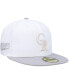 Фото #1 товара Men's White, Gray Colorado Rockies 2007 World Series Side Patch Undervisor 59FIFTY Fitted Hat
