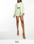 Фото #2 товара 4th & Reckless Tall tailored short co-ord in mint