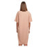 URBAN CLASSICS Organic Oversized Short Sleeve Short Dress