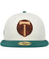 Фото #4 товара Men's Cream Portland Timbers Wood grain 59FIFTY Fitted Hat