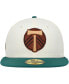 ფოტო #4 პროდუქტის Men's Cream Portland Timbers Wood grain 59FIFTY Fitted Hat