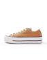 Converse Chuck Taylor All Star Lift Ox trainers in dark beige