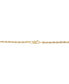 ფოტო #5 პროდუქტის 14k White Gold Diamond-Cut Rope Chain 20" Necklace (2-1/2mm)