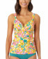 Фото #1 товара Anne Cole 300587 Women's Sunshine Underwire Twist Tankini Top 38DD/40DD