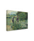 Фото #2 товара Pierre Auguste Renoir 'Picking Flowers' Canvas Art - 24" x 18"