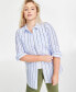 ფოტო #1 პროდუქტის Women's Cotton Tunic Shirt, Created for Macy's