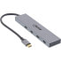 Фото #1 товара InLine USB 3.2 Gen.2 Hub (10Gb/s) - 4 port USB-C - OTG - aluminium housing