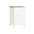 Фото #2 товара Ночной столик Home ESPRIT Белый Натуральный Металл Ель 45 x 40 x 56 cm