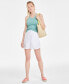 Фото #1 товара Women's Drawstring Pull-On Shorts, Created for Macy's