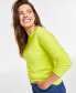 Фото #3 товара Women's Crewneck Sweater, Created for Macy's