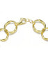 ფოტო #2 პროდუქტის Sterling Silver 14K Gold Plated Genuine Freshwater Pearl Chain Bracelet