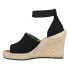 Фото #3 товара TOMS Marisol Espadrille Wedge Womens Black Casual Sandals 10016380