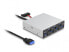 Фото #1 товара Панель передняя USB 3.5" 5 Гбит/сек 7 x Typ-A Delock 64207 5000 Mбит/сек - черный, серый